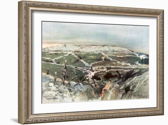 Vauquois, 29th August 1915-Francois Flameng-Framed Giclee Print