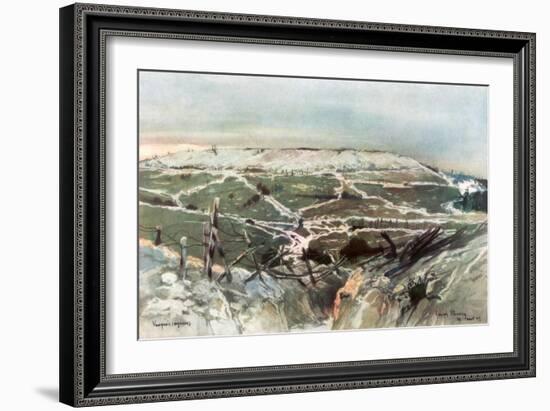 Vauquois, 29th August 1915-Francois Flameng-Framed Giclee Print