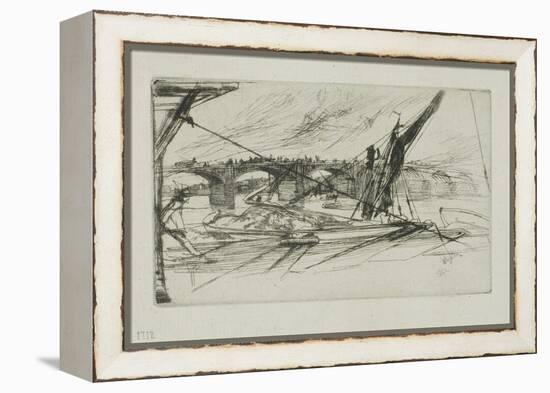 Vauxhall Bridge, 1861-James Abbott McNeill Whistler-Framed Premier Image Canvas