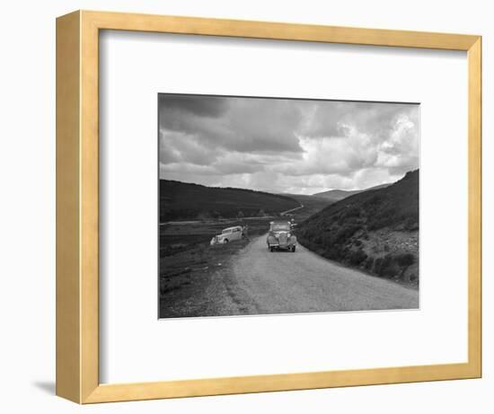 Vauxhall of Dr AT Halton competing in the RSAC Scottish Rally, 1936-Bill Brunell-Framed Photographic Print