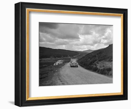 Vauxhall of Dr AT Halton competing in the RSAC Scottish Rally, 1936-Bill Brunell-Framed Photographic Print