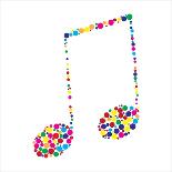 Headphones Consist of Dots-Vaver Anton-Framed Premium Giclee Print