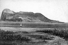 Gibraltar Rock from Campo, Early 20th Century-VB Cumbo-Giclee Print