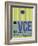 VCE Venice Luggage Tag I-NaxArt-Framed Art Print