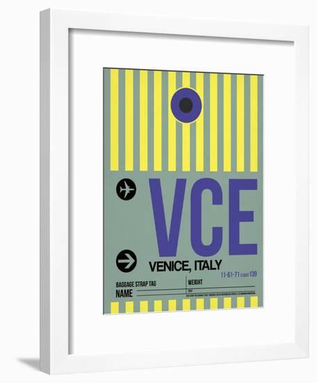 VCE Venice Luggage Tag I-NaxArt-Framed Art Print