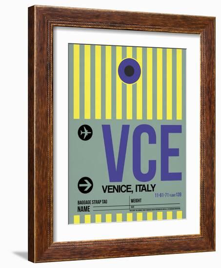 VCE Venice Luggage Tag I-NaxArt-Framed Art Print