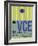 VCE Venice Luggage Tag I-NaxArt-Framed Art Print