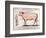 Veal: Diagram Depicting the Different Cuts of Meat-French School-Framed Giclee Print