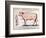 Veal: Diagram Depicting the Different Cuts of Meat-French School-Framed Giclee Print