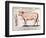 Veal: Diagram Depicting the Different Cuts of Meat-French School-Framed Giclee Print