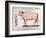 Veal: Diagram Depicting the Different Cuts of Meat-French School-Framed Giclee Print