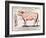 Veal: Diagram Depicting the Different Cuts of Meat-French School-Framed Giclee Print