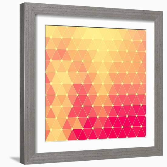 Vector Abstract Geometric Pattern-Maksim Krasnov-Framed Art Print