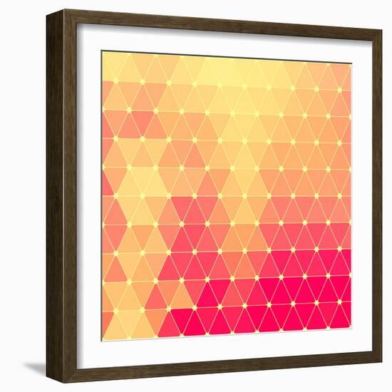 Vector Abstract Geometric Pattern-Maksim Krasnov-Framed Art Print