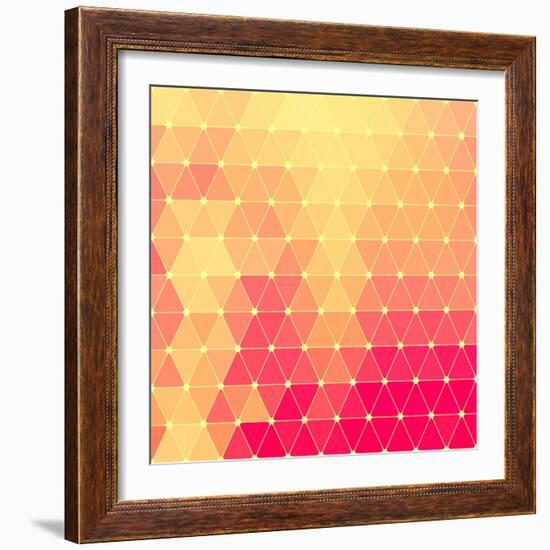 Vector Abstract Geometric Pattern-Maksim Krasnov-Framed Art Print