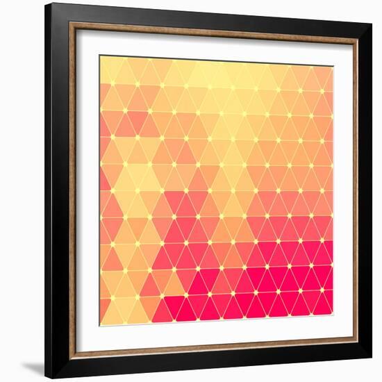 Vector Abstract Geometric Pattern-Maksim Krasnov-Framed Art Print