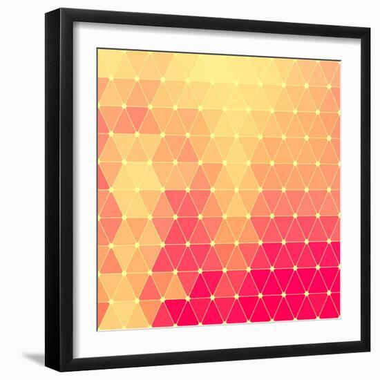 Vector Abstract Geometric Pattern-Maksim Krasnov-Framed Art Print