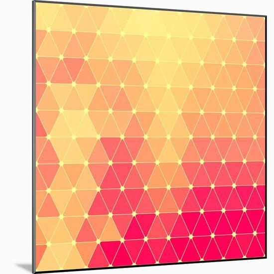 Vector Abstract Geometric Pattern-Maksim Krasnov-Mounted Art Print