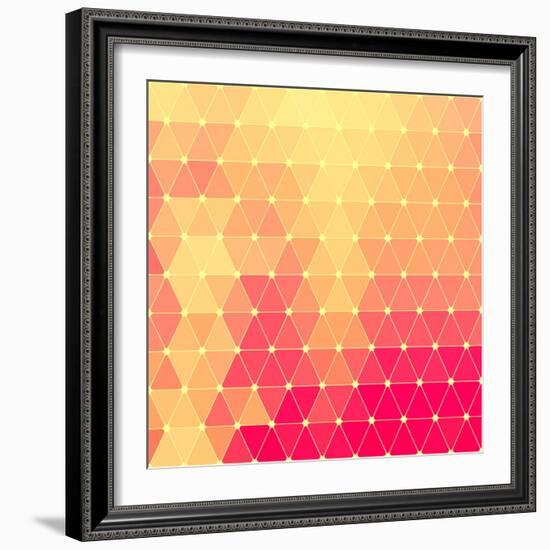 Vector Abstract Geometric Pattern-Maksim Krasnov-Framed Art Print