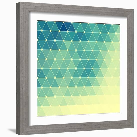 Vector Abstract Geometric Pattern-Maksim Krasnov-Framed Art Print