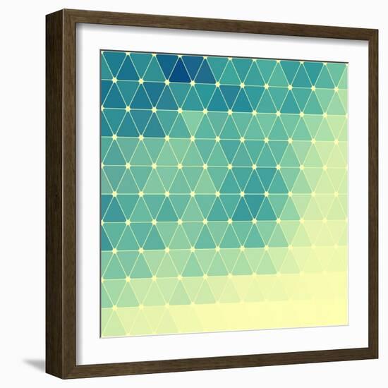 Vector Abstract Geometric Pattern-Maksim Krasnov-Framed Art Print