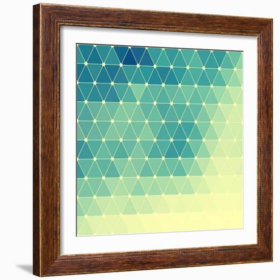 Vector Abstract Geometric Pattern-Maksim Krasnov-Framed Art Print