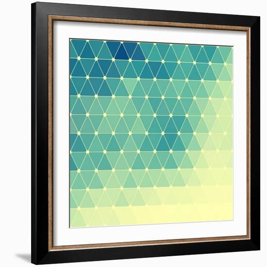 Vector Abstract Geometric Pattern-Maksim Krasnov-Framed Art Print