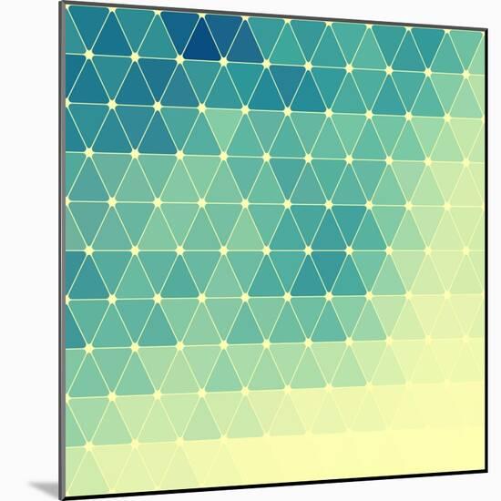 Vector Abstract Geometric Pattern-Maksim Krasnov-Mounted Art Print