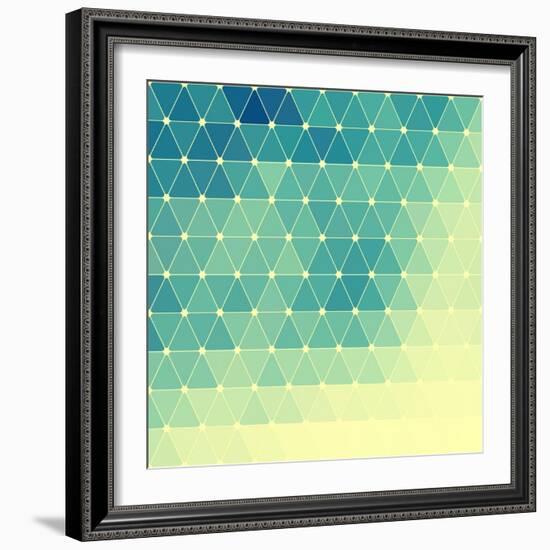 Vector Abstract Geometric Pattern-Maksim Krasnov-Framed Art Print