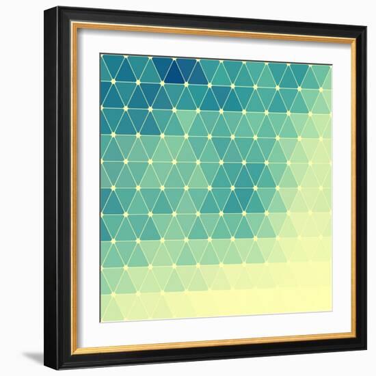 Vector Abstract Geometric Pattern-Maksim Krasnov-Framed Art Print