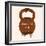 Vector Chocolate Kettlebell with Melting Effect. Kettlebel with Label Chocolate Power . Chocolate-Frantisek Keclik-Framed Art Print