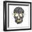 Vector Funny, Candy Skull-karnoff-Framed Art Print