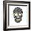 Vector Funny, Candy Skull-karnoff-Framed Art Print