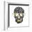 Vector Funny, Candy Skull-karnoff-Framed Art Print