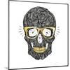 Vector Funny, Candy Skull-karnoff-Mounted Art Print