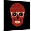 Vector Funny, Candy Skull-karnoff-Mounted Art Print