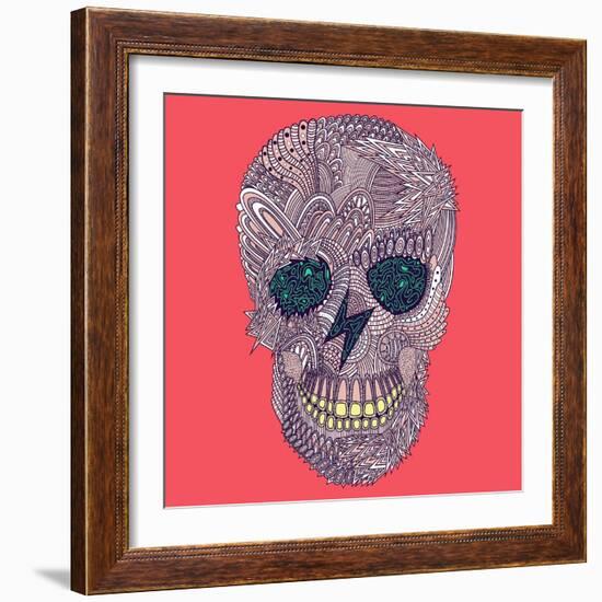 Vector Funny, Candy Skull-karnoff-Framed Art Print