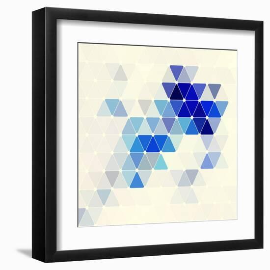 Vector Geometric Background-Maksim Krasnov-Framed Art Print