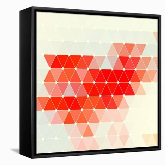 Vector Geometric Background-Maksim Krasnov-Framed Stretched Canvas