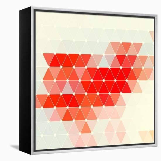 Vector Geometric Background-Maksim Krasnov-Framed Stretched Canvas