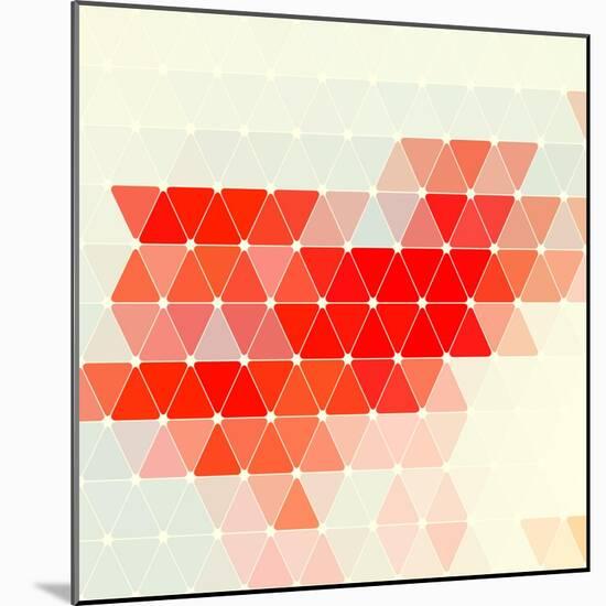 Vector Geometric Background-Maksim Krasnov-Mounted Art Print