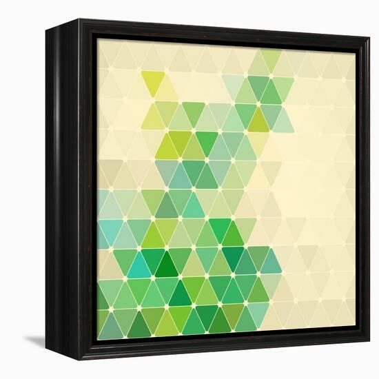 Vector Geometric Background-Maksim Krasnov-Framed Stretched Canvas