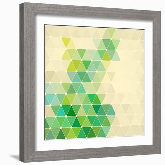 Vector Geometric Background-Maksim Krasnov-Framed Art Print