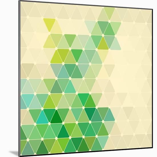 Vector Geometric Background-Maksim Krasnov-Mounted Art Print