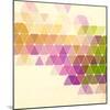 Vector Geometric Background-Maksim Krasnov-Mounted Art Print