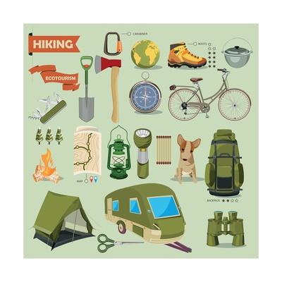equipments for hiking