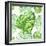 Vector Illustration with Tropical Leaves-Monash-Framed Premium Giclee Print