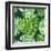 Vector Illustration with Tropical Leaves-Monash-Framed Art Print