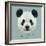 Vector Illustrative Portrait of Panda.Cute Attractive Face Bears.-ant_art-Framed Art Print