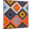 Vector Navajo Tribal Ornament-tukkki-Mounted Art Print